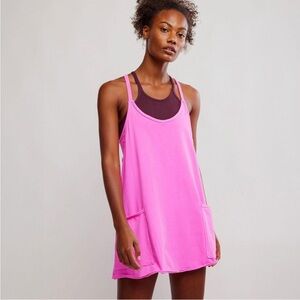 Free people, movement hot shot mini dress romper.